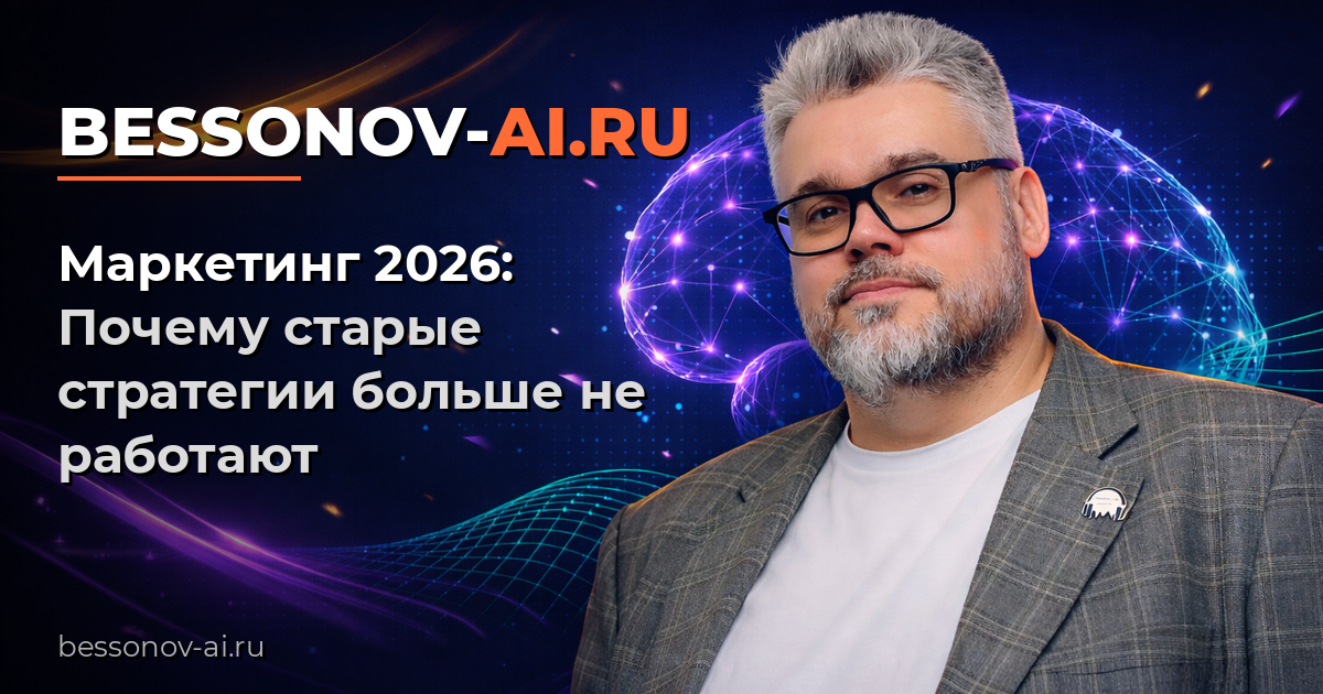 Маркетинг 2026: Почему старые стратегии больше не работают — Bessonov Pro