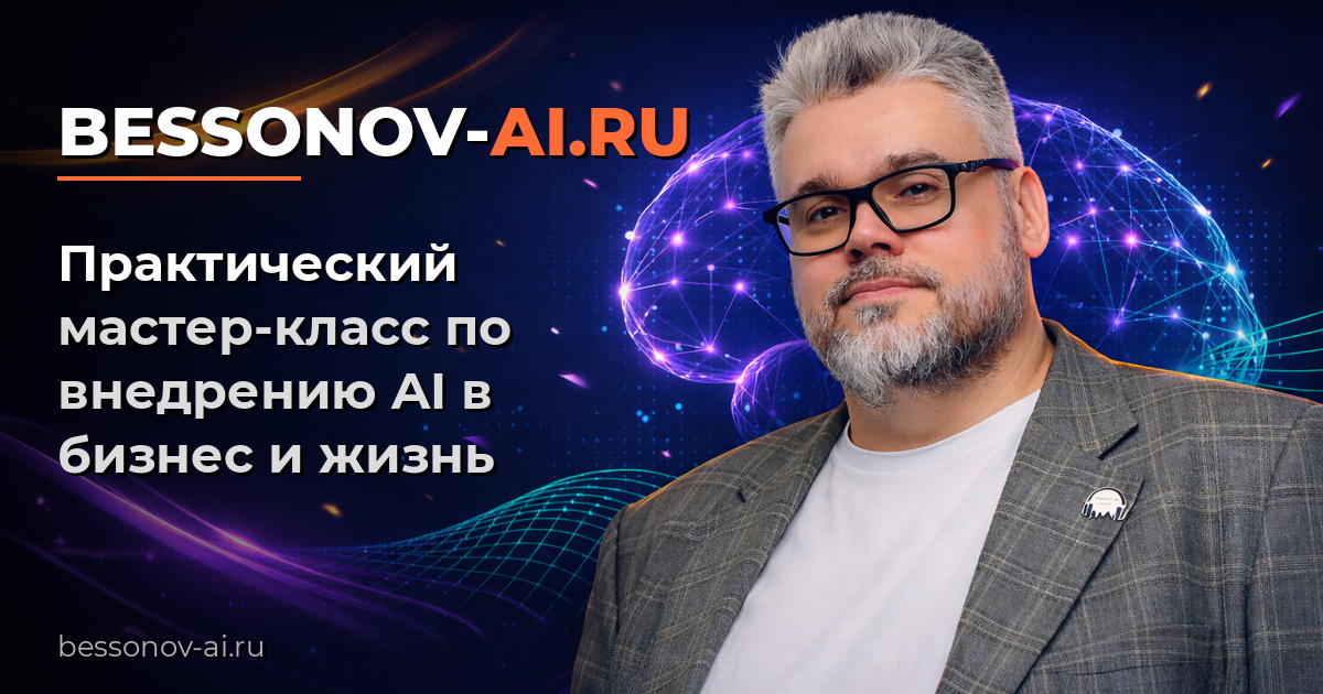 Практический мастер-класс по внедрению AI в бизнес и жизнь — Bessonov Pro